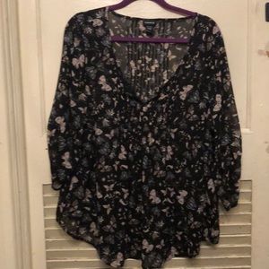 Pink Butterfly Blouse